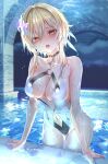  genshin_impact lumine_(genshin_impact) pottsness swimsuits wet 