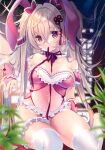  animal_ears bunny_ears ko_yu lingerie thighhighs 