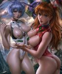  ass ayanami_rei breasts leotard logan_cure neon_genesis_evangelion nipples no_bra pussy see_through souryuu_asuka_langley torn_clothes uncensored wet wet_clothes 