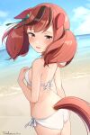  animal_ears ass bikini hirota_fruit nice_nature_(umamusume) swimsuits tail uma_musume_pretty_derby 