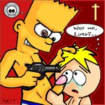  bart_simpson crossover kg13 leopold_butters_stotch south_park the_simpsons 