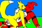  digimon guilmon renamon tagme uknown 