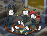  8horns animaniacs annie-mae dot_warner wakko_warner yakko_warner 