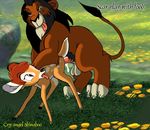  bambi comic crossover cry_angel_shinaboo disney scar the_lion_king 