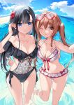  bikini cleavage karory megane see_through selfie swimsuits wet 