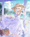  artist_revision dress no_bra piyo_(sqn2idm751) skirt_lift summer_dress 