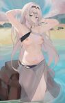  an-94_(girls_frontline) bikini breasts girls_frontline nipples ru_zhai see_through swimsuits wet 