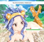  animal_ears blue-senpai crossover cum fairy_tail feet levy_mcgarden naked pokemon thighhighs 