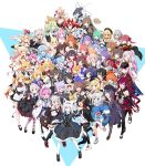  6+girls a-chan_(hololive) absolutely_everyone absurdres ahoge airani_iofifteen akai_haato aki_rosenthal alternate_costume amane_kanata animal_ear_fluff animal_ears animal_hood ankimo_(tokino_sora) antlers anya_melfissa ascot ayunda_risu azki_(hololive) bangs bare_shoulders beret black_dress black_hair black_headwear black_hoodie black_jacket black_legwear black_shorts black_skirt blonde_hair blue_bow blue_eyes blue_hair blue_jacket blue_skirt blunt_bangs blush book bow braid braided_ponytail breasts bridal_gauntlets brown_cloak brown_corset brown_eyes brown_hair cat_ears cat_girl ceres_fauna chain cheese claw_pose cloak collar commentary commentary_request dated demon_horns demon_tail demon_wings detached_hair dice_hair_ornament dog_ears dog_tail doll double_bun dragon_girl dragon_horns dress drumsticks elbow_gloves english_commentary enma-chan everyone eyebrows_visible_through_hair felutiahime fish_tail flower food fox_ears fox_girl fox_shadow_puppet fox_tail friend_(nanashi_mumei) frilled_skirt frills gawr_gura glasses gloves gothic_lolita gradient_hair green_eyes green_hair grey_eyes grey_legwear grin hair_between_eyes hair_bow hair_flower hair_intakes hair_ornament hairband hairclip hakos_baelz halterneck hat head_chain headphones headphones_around_neck heart heart_ahoge heart_hands heterochromia highres himemori_luna holding holding_book holding_doll holding_food holding_sword holding_weapon hololive hololive_english hololive_indonesia hood hooded_cloak hoodie horns hoshimachi_suisei houshou_marine inugami_korone irys_(hololive) jacket jester_cap katana key_necklace kiryu_coco kureiji_ollie lion_ears lion_girl lolita_fashion long_hair long_skirt looking_at_viewer mano_aloe medium_breasts minato_aqua momosuzu_nene moona_hoshinova mori_calliope mouse_ears mouse_girl mousetrap mr._squeaks_(hakos_baelz) multicolored_hair multiple_girls murasaki_shion nakiri_ayame nanashi_mumei natsuiro_matsuri necktie nekomata_okayu ninomae_ina&#039;nis official_alternate_costume omaru_polka one_eye_closed oni_horns ookami_mio oozora_subaru open_clothes open_jacket open_mouth orange_hair ouro_kronii pantyhose pavolia_reine peaked_cap pentagram pink_hair planet_hair_ornament pleated_skirt pointy_ears ponytail prison_clothes purple_eyes purple_hair rabbit_ears rabbit_girl rat red_eyes red_hair red_jacket roboco-san sakura_miko shark_girl shark_hood shark_tail sharp_teeth sheep_girl sheep_horns shirakami_fubuki shiranui_flare shirogane_noel shirt shishiro_botan short_hair short_shorts shorts sidelocks silver_hair simple_background skirt sleeves_past_wrists small_breasts smile spiked_collar spikes squirrel_ears squirrel_girl streaked_hair swept_bangs sword tail tail_around_leg takanashi_kiara teeth thigh_strap thighhighs tokino_sora tokoyami_towa tongue tongue_out tsunomaki_watame twin_braids twintails two-tone_hair uruha_rushia usada_pekora v virtual_youtuber watson_amelia weapon white_background white_hair white_jacket white_legwear white_shirt wings wolf_ears wolf_girl wolf_tail yellow_eyes yellow_jacket yozora_mel yukihana_lamy yuzuki_choco zombie 