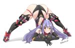  1girl absurdres android ass breasts highres huge_filesize jack-o&#039;_challenge jarckius joints leotard long_hair poppi_(xenoblade) poppi_qtpi_(xenoblade) robot_joints solo thighs xenoblade_chronicles_(series) xenoblade_chronicles_2 