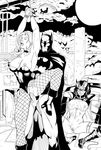  batgirl batman birds_of_prey black_canary dc huntress robin 