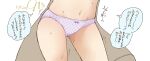  1girl ass_visible_through_thighs bow bow_panties cameltoe character_name commentary_request cowboy_shot crotch english_text groin have_to_pee jervis_(kancolle) kantai_collection koorimizu lower_body navel panties polka_dot polka_dot_panties purple_panties simple_background skindentation skirt solo stomach sweat text_focus thought_bubble translation_request trembling underwear urine_meter white_background x-ray 