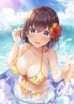  bikini shiro_kuma_shake swimsuits tagme wet 