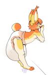  absurd_res anthro diaper diaper_only eyewear feces female filth filthy glasses hi_res lagomorph leporid mammal maynara messing messing_diaper messy messy_diaper padded padding pooping rabbit scat soiled soiled_diaper soiling soiling_diaper solo 