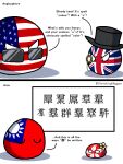  3:4 animate_inanimate ball clothing comic countryballs dialogue english_text eyewear flower hat headgear headwear not_furry plant shriekingmagpie simple_background sphere_creature sunglasses text 