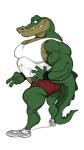  9:16 alligator alligatorid analon_(artist) animalympics bolt_jenkins crocodilian hero male muscular reptile scalie solo 
