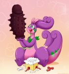  absurd_res dildo feral goodra hi_res invalid_tag lips_(soursylveon) male nintendo pok&eacute;mon pok&eacute;mon_(species) ribbed_dildo sex_toy smushpretzel solo unwrapping video_games 