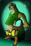  clothing dragonwithgames feral hi_res human_to_feral lutrine male mammal mustelid shrink shrinking size_transformation solo species_transformation stretching transformation underwear wall_(disambiguation) 