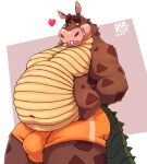  &lt;3 2021 activision anthro belly big_belly big_snout biped briefs brown_body bulge butt canid canine canis clothed clothing crash_bandicoot_(series) crocodile crocodilian crocodylid digital_drawing_(artwork) digital_media_(artwork) dingo dingodile fangs fur green_body green_skin hands_behind_back hi_res hybrid looking_at_viewer male mammal mostly_nude mostly_nude_anthro mostly_nude_male multicolored_body navel nude overweight overweight_anthro overweight_male pink_background pose reptile scales scalie signature simple_background skaifox smile solo tan_body tan_scales teeth teeth_showing thick_tail thick_thighs three-quarter_view topless underwear video_games white_background yellow_eyes yellow_sclera 