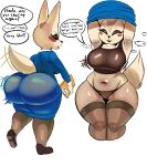  absurd_res aggressive_retsuko anthro big_breasts big_butt blush breasts business_suit butt chubby_female clothing dialogue english_text female fenneko hi_res huge_butt isolatedartest legwear lingerie midriff motion_lines multiple_poses navel pantyhose pose rear_view sanrio short slightly_chubby solo steam suit talking_to_another teasing text thick_thighs tight_clothing tight_dress undressing unseen_character wide_hips 