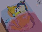  4:3 bed buizel duo echo female feral furniture grinding male male/female molma_(artist) nintendo on_bed pok&eacute;mon pok&eacute;mon_(species) quilava synge under_covers video_games 