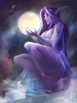  2021 3:4 5_fingers 5_toes allatir blizzard_entertainment clothed clothing digital_media_(artwork) elf feet female fingers hi_res humanoid moon night night_elf not_furry outside sky solo toes video_games warcraft 