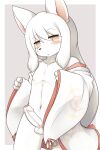  2:3 anthro asian_clothing balls bare_shoulders biped black_nose blush canid canine clothed clothing cyberconnect2 digital_media_(artwork) drecom east_asian_clothing erection foreskin fox front_view full_bokko_heroes fur genitals girly grey_background hair hane hi_res humanoid_genitalia humanoid_penis japanese_clothing kemono keno_inusaka_(full_bokko_heroes) kimono light_theme long_hair looking_at_viewer male mammal monotone_body monotone_fur monotone_hair navel no_pupils no_underwear open_clothing partially_clothed partially_retracted_foreskin penis pink_inner_ear portrait simple_background slim solo standing tan_eyes three-quarter_portrait uncut video_games white_body white_clothing white_fur white_hair 