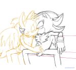  absurd_res balls blush chest_tuft chilling colored_sketch degener4te erection furniture genitals hi_res holding_head holding_penis intimate kissing male male/male masturbation miles_prower passionate penis sega shadow_the_hedgehog simple_background sitting sketch sofa sonic_the_hedgehog_(series) tuft white_background 