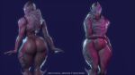  16:9 4k absurd_res alien anthro coolmaster98 female hi_res mass_effect muscular muscular_female nude solo turian vetra_nyx video_games widescreen 