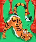  absurd_res anthro ass_up breasts butt claws crossed_arms dreamworks felid feline female fur hi_res jack-o&#039;_pose kung_fu_panda looking_at_viewer mammal master_tigress notamo orange_body orange_fur pantherine pose solo tiger white_body white_fur 