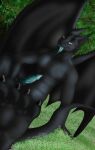 anthro dragon dreamworks erection genitals hi_res how_to_train_your_dragon male male/male nude outside paws penis sex shastadow solo tongue toothless wings 