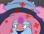  2021 absurd_res bedroom_eyes duo female feral gem genitals happy happy_sex hi_res legendary_pok&eacute;mon male male/female mesprit narrowed_eyes nintendo oral penis pleased pok&eacute;mon pok&eacute;mon_(species) pokesiimii psychic seductive sex telekinesis under_sheets video_games window yellow_eyes 