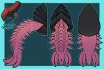  3:2 absurd_res animal_genitalia arrow arrow_pointing_to_crotch arwuld cloaca cloacal_penis dahurgthedragon directional_arrow dragon english_text erection feathered_dragon feathers feral front_view genitals hi_res label male model_sheet multiple_angles penis pink_body pink_feathers pink_penis pink_stripe pink_stripes prehensile_penis profile_view rear_view red_body red_feathers ridged_penis scaled_dragon scales side_view simple_background solo striped_body stripes text unusual_anatomy unusual_genitalia unusual_penis urethra 