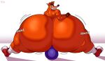  activision anthro bandicoot big_butt bobthetanuki bulge butt clothing crash_bandicoot_(series) footwear hi_res huge_butt hyper hyper_butt looking_back male mammal marsupial rear_view shoes socks solo teeth thong trash_bandicoot underwear video_games 