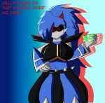  absurd_res armor big_breasts breasts chaos_emerald crossgender eulipotyphlan female hair hedgehog hi_res long_hair machine mammal metal_sonic mildred_(artist) neo_metal_sonic robot sega solo sonic_the_hedgehog_(series) 