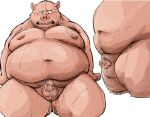 after_orgasm anthro balls belly big_belly biped blush bodily_fluids buried_penis chode cum cum_drip cum_on_balls cum_on_chest cum_on_penis cum_on_self domestic_pig dripping edit erection foreskin genital_fluids genitals hi_res humanoid_genitalia humanoid_penis kotobuki male mammal micropenis moobs multiple_poses navel nipples nude open_mouth overweight overweight_anthro overweight_male penis pose pubes simple_background sitting small_penis solo standing suid suina sus_(pig) uncensored uncut white_background 