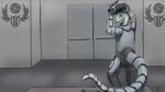  16:9 anthro armor clothed clothing colored grin hc_svnt_dracones hi_res hsd paleman sketch smile solo widescreen wolfywetfurr_(artist) 