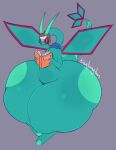  2019 anthro big_butt book butt digital_media_(artwork) dragon fan_character flygon full-length_portrait green_body headgear hi_res huge_butt huge_hips huge_thighs hyper hyper_butt hyper_hips hyper_thighs len_(focus) male membrane_(anatomy) membranous_wings nintendo nude pok&eacute;mon pok&eacute;mon_(species) portrait reading reading_book scalie simple_background smile solo thick_thighs tingtongten video_games wide_hips wings 