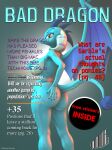  3d_(artwork) absurd_res anthro big_butt breasts butt cover digital_media_(artwork) dragon english_text female friendship_is_magic hand_on_breast hand_on_butt hasbro hi_res looking_at_viewer looking_back magazine_cover my_little_pony neondonut princess_ember_(mlp) solo standing text 