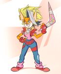  activision anthro bandicoot crash_bandicoot_(series) ear_piercing ear_ring female fur mammal marsupial orange_body orange_fur piercing smile solo tawna_bandicoot themrock video_games 