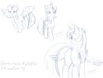  4:3 bedroom_eyes blue_and_white butt cutie_mark equid equine female feral friendship_is_magic hasbro hi_res hooves horn horse looking_at_viewer magic mammal mentalkitty monochrome my_little_pony narrowed_eyes presenting presenting_hindquarters raised_tail seductive smile smiling_at_viewer solo spread_wings twilight_sparkle_(mlp) winged_unicorn wings 