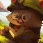  1:1 anthro ava book brown_eyes ensterart_(artist) eyewear female glasses hair headgear hi_res league_of_legends missing_tooth riot_games solo video_games yordle 