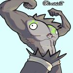  1:1 clothing cursed_image exoskellet flexing galarian_stunfisk hi_res looking_at_viewer male muscular nintendo not_furry pok&eacute;mon pok&eacute;mon_(species) regional_form_(pok&eacute;mon) solo stunfisk video_games what where_is_your_god_now 