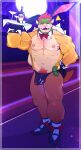  2021 abs absurd_res anthro armpit_hair at3mask biceps big_muscles body_hair bottle bow_tie bowser bracelet bulge chippendales clothing eyes_closed fishnet fishnet_legwear footwear gloves hair hand_on_hip handwear happy_trail hi_res holding_object horn jewelry koopa legwear male mario_bros money muscular muscular_anthro muscular_male navel nintendo nipple_piercing nipples pecs piercing plate pubes ribbons scalie shell shoes shot_glass smile solo spiked_bracelet spiked_shell spikes spikes_(anatomy) standing thong underwear video_games waiter wine_glass working 