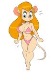  anthro bikini breasts chip_&#039;n_dale_rescue_rangers clothing disney female gadget_hackwrench hair mammal mouse murid murine rodent solo squidapple swimwear 
