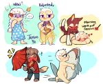  ! &lt;3 animal_crossing anthro anthro_penetrating anthro_penetrating_human blush blush_lines breasts brown_body brown_fur canid canine canis carrying casual_nudity clothed clothing colored digby_(animal_crossing) domestic_cat domestic_dog duo english_text exposed_breasts falling_leaves felid feline felis female female_penetrated fish flipside from_behind_position fur group hair holding_object human human_on_anthro human_penetrated interspecies leaf male male/female male_penetrating male_penetrating_female mammal marine motion_lines nintendo nude penetration red_umbrella rudy_(animal_crossing) running sex shark shih_tzu speech_bubble text toy_dog umbrella video_games white_hair 