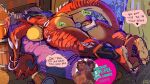  16:9 advertisement bed breasts butt digital_media_(artwork) dragon fantasy female furniture hi_res humanoid invalid_tag kenno_arkkan mammal murid murine rat reptile rodent scalie size_difference text tiamat_(buxombalrog) waylon_(thecosmicwolf33) widescreen 