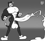  anthro balls big_balls big_penis bodily_fluids clothing cum epic_games felid feline footwear footwear_only fortnite fur genital_fluids genitals hi_res huge_balls huge_penis hyper hyper_balls hyper_genitalia hyper_penis male mammal meowscles_(fortnite) monochrome mostly_nude multicolored_body multicolored_fur penis shoes shoes_only solo supermattym8 two_tone_body two_tone_fur video_games white_penis 