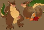  3_toes absurd_res activision anthro anus balls bandicoot bodily_fluids brown_body butt butt_sniffing canid canine canis claws crash_bandicoot crash_bandicoot_(series) crocodile crocodilian crocodylid dingo dingodile duo facesitting feet firebadger foreskin fur genitals green_eyes hair hi_res humanoid_genitalia humanoid_penis hybrid looking_at_viewer looking_back male male/male mammal marsupial multicolored_body musk nipples orange_body orange_fur overweight overweight_anthro overweight_male penis pink_nipples red_hair reptile scalie sharp_teeth signature simple_background smelly sniffing sweat sweaty_butt sweaty_genitalia sweaty_legs sweaty_penis sweaty_thighs tan_body teeth toe_claws toes two_tone_body uncut video_games yellow_sclera 