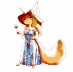  2021 5_fingers anthro breasts canid canine clothed clothing digital_media_(artwork) eyebrows eyelashes feet female fennec fingers fox mammal simple_background smile solo thelupinprincess toes white_background 